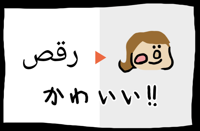 かわいい顔文字のアラビア語